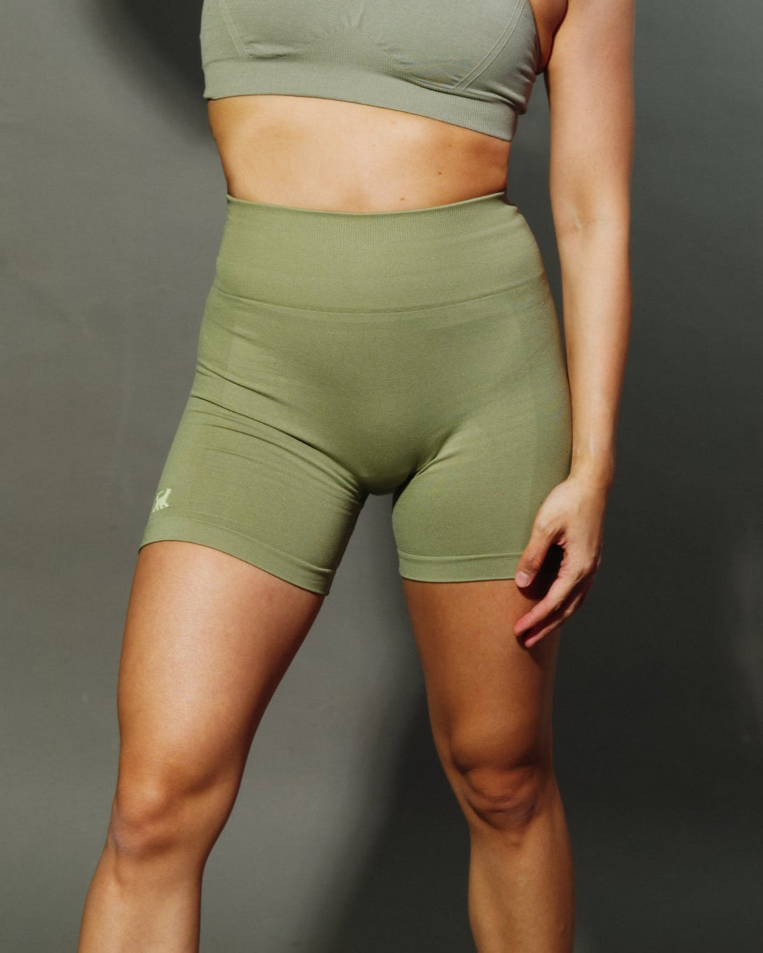 Seamless Shorts Green